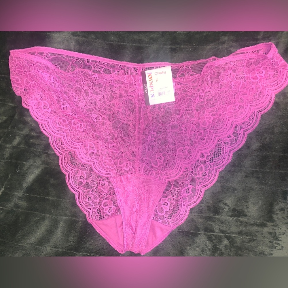 Joyspun Lace Cheeky Panties, 3-Pack